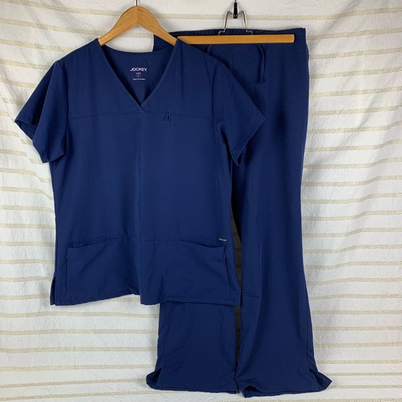 Jockey Other - Navy Jockey Scrub Set
